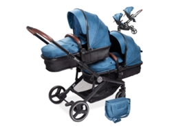 Cochecito gemelar 2 en 1 Babygo Twinner