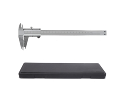 Calibrador Vernier De Acero Inoxidable Con Rueda De Ajuste Fino Para Mediciones Industriales De 0 A 200 Mm.