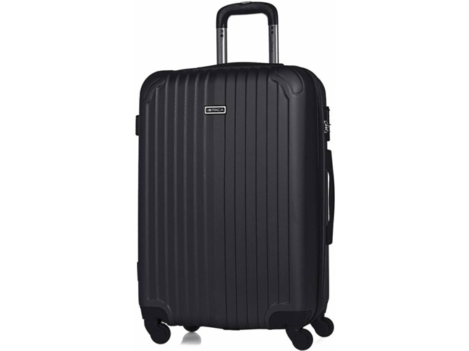 Maleta de Viaje ITACA Abs Rígida (Medio - 70 L - Negro)
