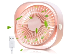 Ventilador Portátil YIZHOOD Fans452 Rosa