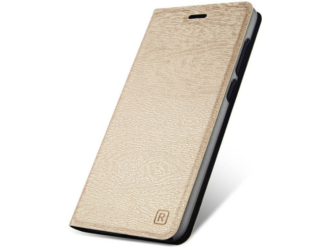 Funda iPhone 7 Plus, 8 Plus Flip Dorado