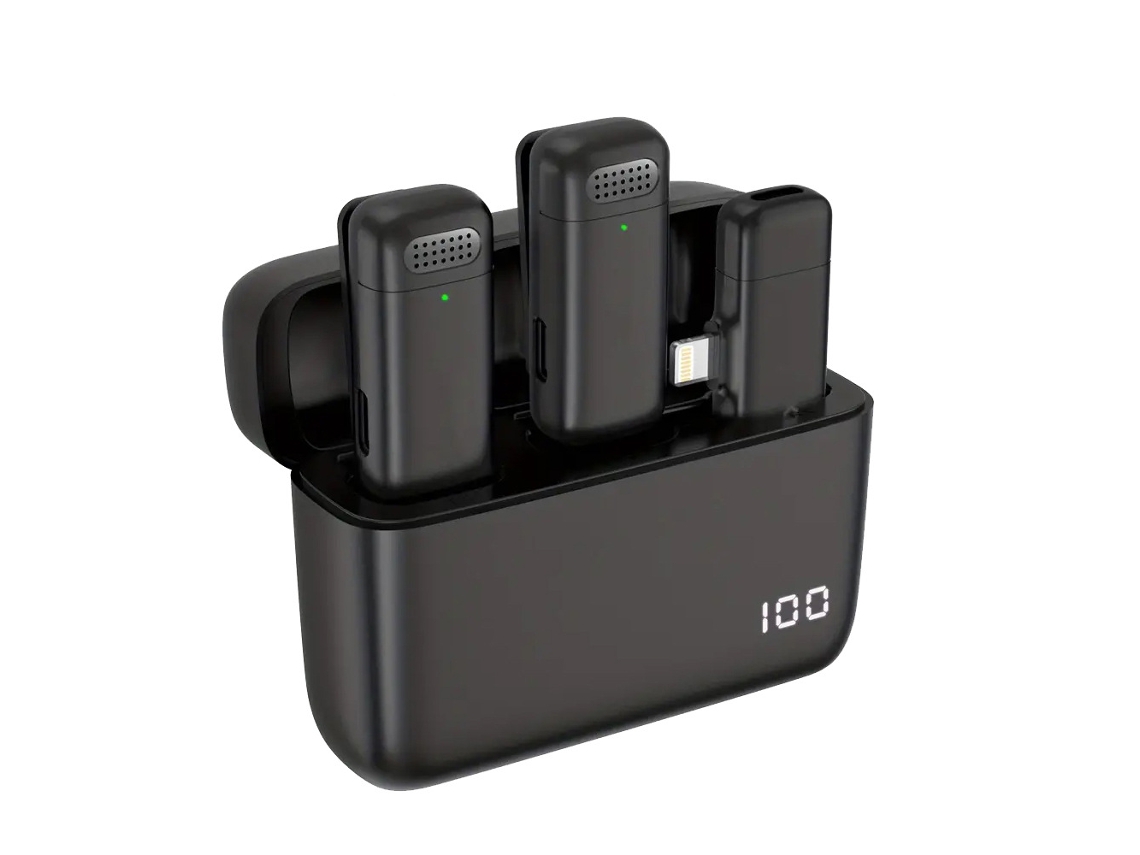Micrófono De Solapa Mini Micrófono Inalámbrico Con Reducción De Ruido Plug And Play Adecuado Para Iphone 14 Y Anteriores CUICH