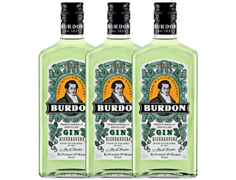 Gin CABALLERO Caballero Burdon Hierbabuena Gin (0.7 L - 3 unidades)