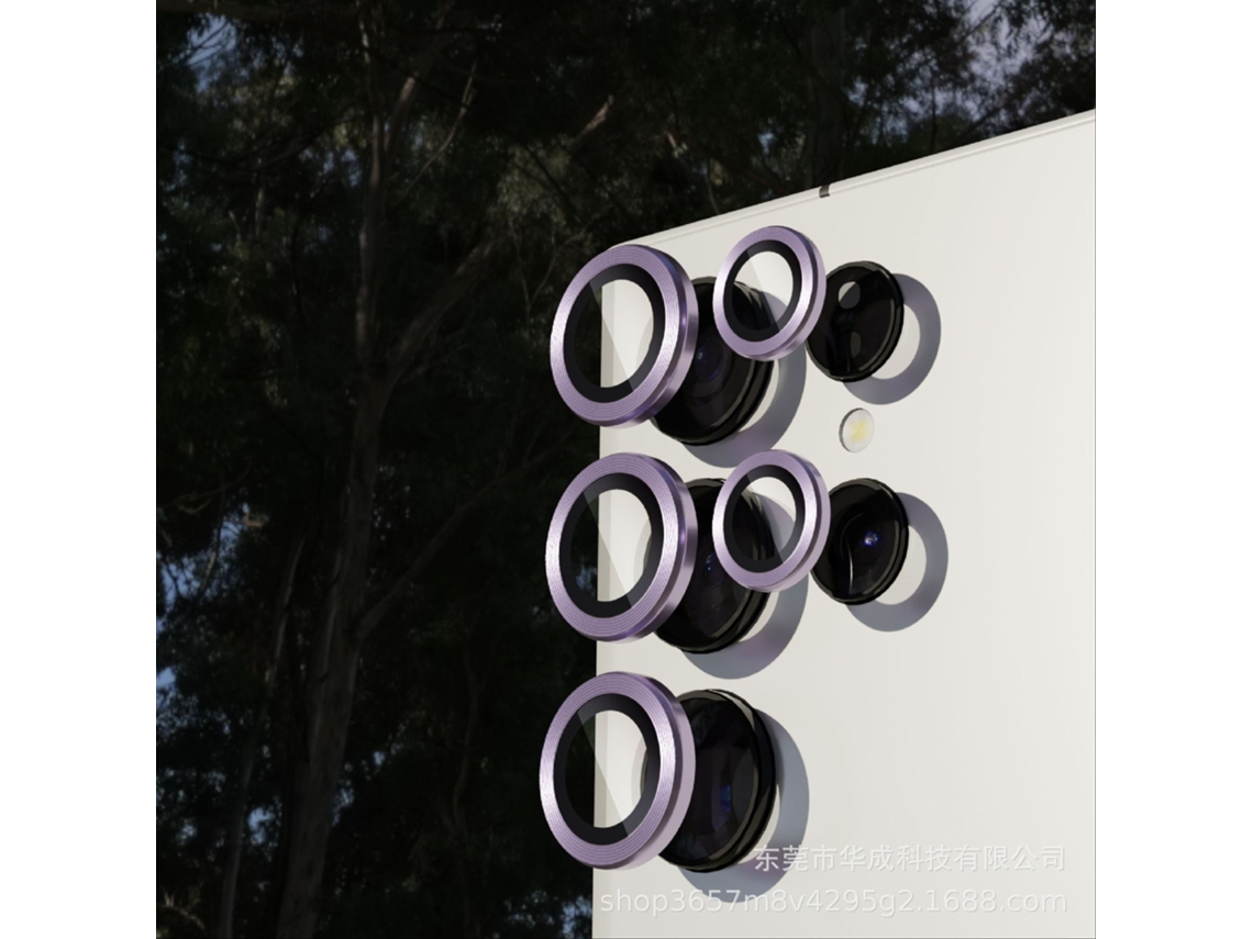 Compatível Com A Película Protetora Para Óculos Samsung Oferece Proteção Contra Quedas Em Alta Definição.roxo Claro, S26u (furo Grande)