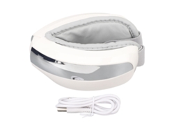 Masajeador De Ojos Con Alivio De Calor Para Aliviar La Fatiga Ocular, Masajeador De Ojos Portátil Plegable Multifuncional Con Calefacción Y Música Bl