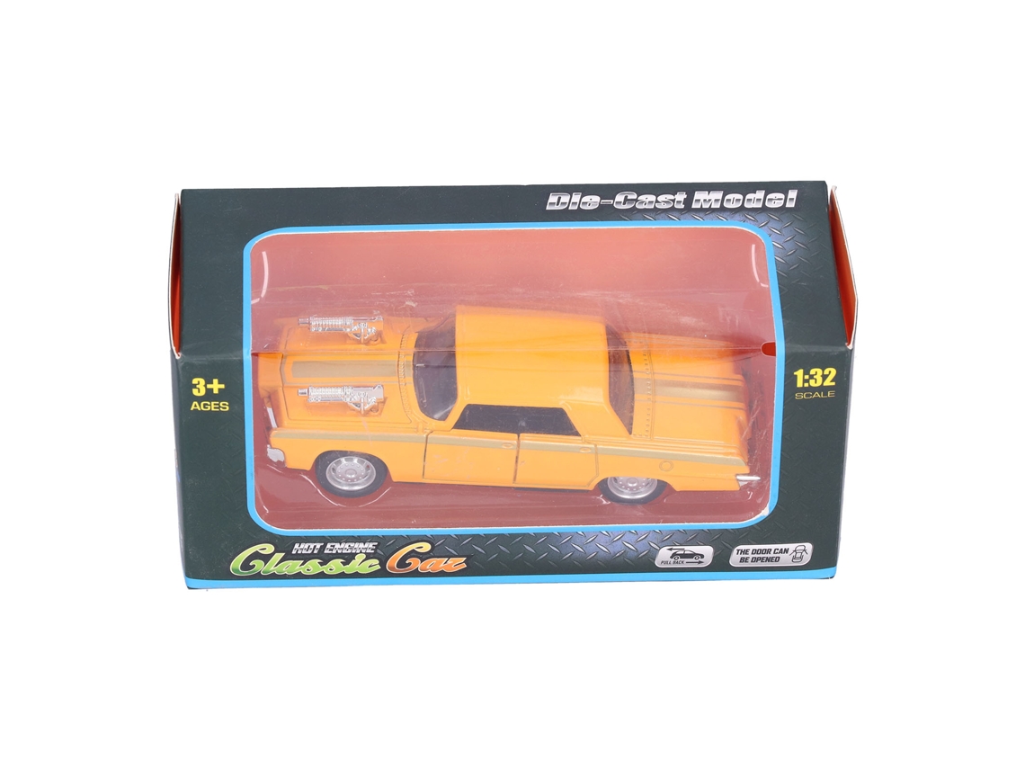 2026-juguete De Coche De Retroceso 1:32, Coche De Aleación Para Niños Con Batería, Simulación Con Luces Y Sonidos (amarillo)