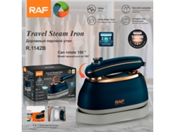 Ferro a Vapor Portátil de Mão, Padrão Europeu Mini Ferro MDUG (azul)