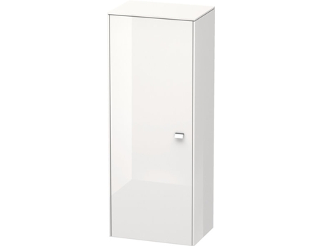 Armario DURAVIT Brioso semialto individual 1 puerta abatible a la izquierda 1 balda de madera 2 baldas de cristal altura mín. 91,1 cm - máx. 13