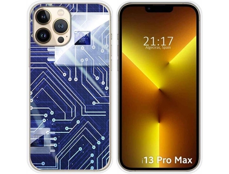 Carcasa iPhone 13 Pro Max (6.7) TUMUNDOSMARTPHONE Circuito Dibujos Multicolor