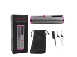 Plancha De Rizo Automática Inalámbrica Recargable Por Usb Portable Varilla De Rizo De Cabello Gris