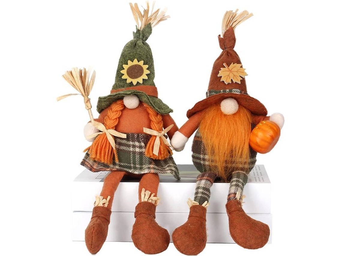 Gnomos De Otoño Decoración Hogar Accesoorio Navidad Acción De Gracias Regalo Suerte