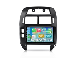 Gps Para Vw Polo 9n 2001-2009 Rádio De Carro Gps Navi/wifi/4g+64g/android 13/carplay