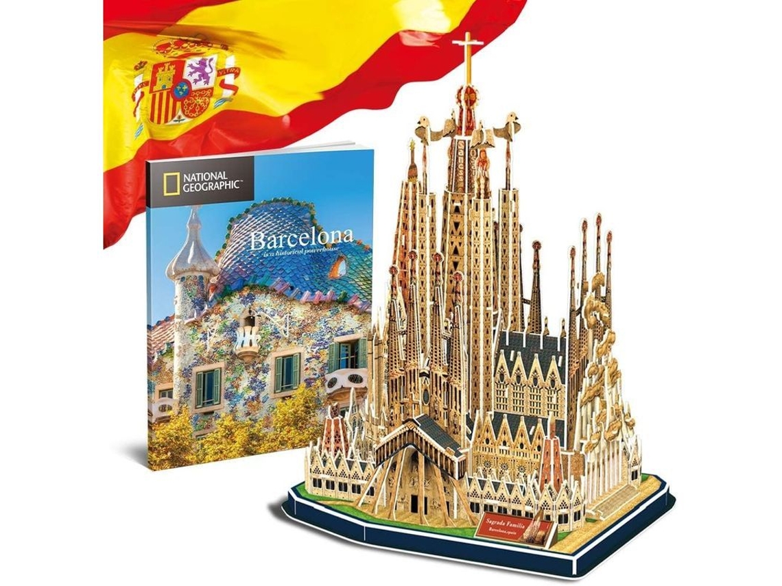 2026-modelo De Arquitectura Puzzle 3d Sagrada Familia National Geographic