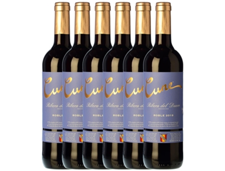Vino NORTE DE ESPAÑA - CVNE Norte De España - Cvne Cune Tempranillo Ribera Del Duero Roble (0.75 L - 6 unidades)