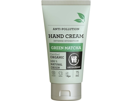 Crema de Manos URTEKRAM Matcha verde anticontaminación (75 ml)