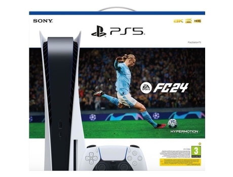 Consola Playstation 5 - Edición estándar + Ea Sports Fc 24 (código en caja) SONY COMPUTER ENTERTAINMENT