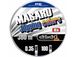 Línea de Pesca trenzadas ASARI Masaru Jigging Colors (0.500 mm - 0,30 mm)