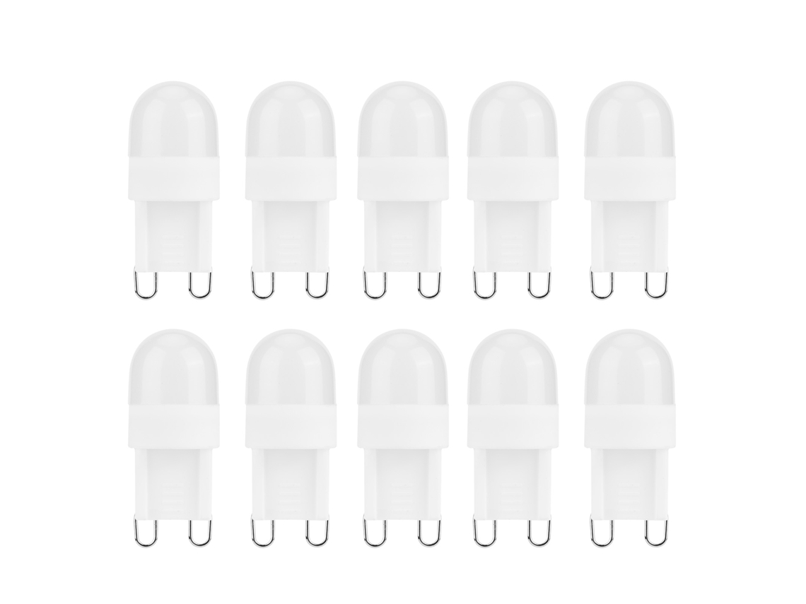 2026-10 Piezas Bombillas Led Base G9 1.5w Bi Pin Para Lámpara De Techo Candelabro Lámpara De Pared 110v
