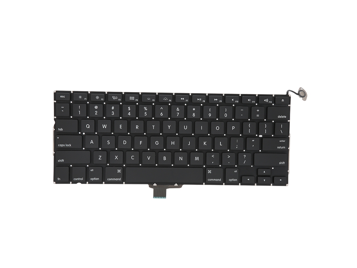 Teclado De Substituição Para Macbook Pro 13 Polegadas A1278 2009 2010 2011 Meio-2012 Inglês Abs Preto