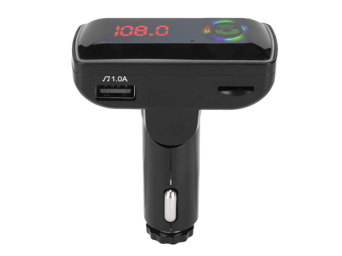 Transmissor Fm Bluetooth Carro Com Interface Usb 5v3.1a, Reprodução Música Mp3/wav, Cancelamento De Ruído F11