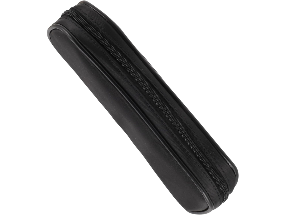 Neceser Portátil De Lona Negra, Gran Capacidad, Organizador De Brochas De Maquillaje Impermeable.