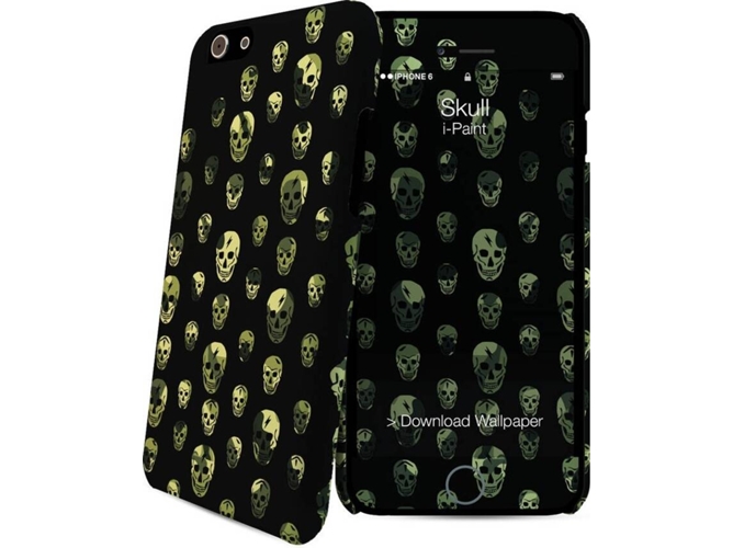 Funda I-PAINT Skulls iPhone 5, 5s, SE Multicolor