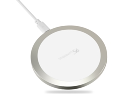 Base Ultra Delgada De Carga Inalámbrica Qi Para Teléfonos Habilitados Para Qi Color Blanco