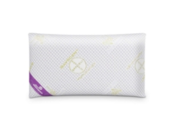 Almohada De Dormir Nalui Copos Lavanda Firmeza Copos Viscoelásticos Blanco (70x38)