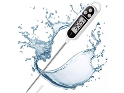 2026da-termómetro Digital De Cocina Con Sonda Inoxidable Para Carnes Barbacoa Mermelada Azúcar Temperaturas Celsius Fahrenheit