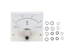 Voltímetro De Cc Con Puntero 85c1, Medidor De Voltaje De Panel De 0~30 V