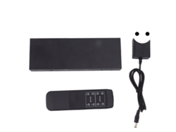 2026-splitter Matriz 4x2 De Salida Hd Aluminio Switcher 4 Entradas 2 Salidas Para Cine En Casa 100-240v Eu