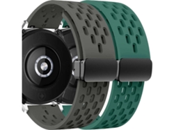 Pack 2X Pulsera Snapflow para Garmin Legaxy Hero Captain Marvel Gris y Verde VEANXIN