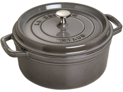 Cacerola STAUB (Gris - Hierro Fundido - 24 cm)