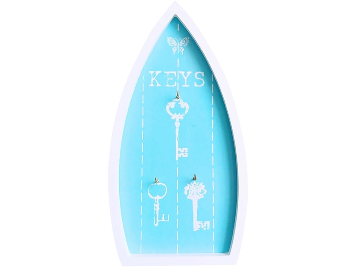 Ganchos Almacenamiento Llaveros Percheros Pared Estilo Mediterráneo Madera Decoración Práctica Cocina Hogar