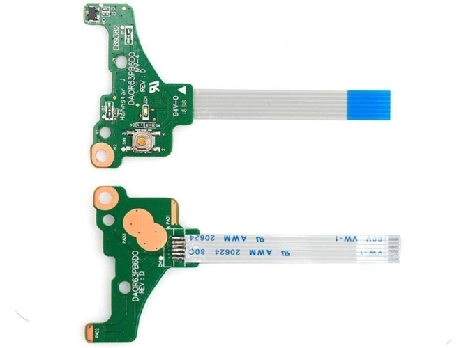 Placa Del Botón de Encendido para Portátil HP Pavilion 15-E Series Da0R63Pb6D0