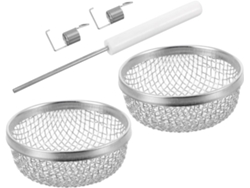 Conjunto De 2 Tampas De Ventilação Em Aço Inoxidável Para Camping
