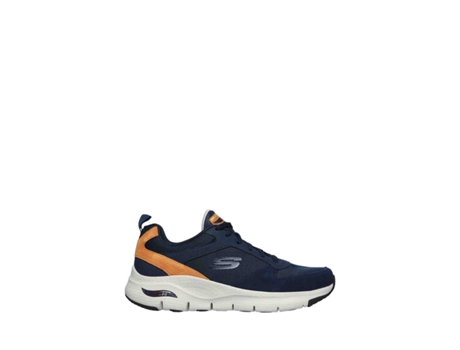 Zapatillas SKECHERS Piel Hombre (46 - Azul)