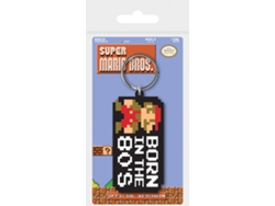 SUPER MARIO RUBBER KEYCHAIN BORN IN 80S