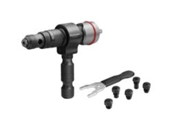Herramienta de fijación de remaches para broca en T, para remaches de 2,4 a 6,4 mm, Crmov, 4770663 Fortum