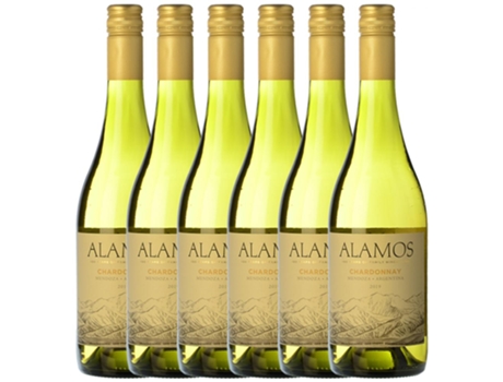 Vino ALAMOS Chardonnay Mendoza Crianza (0.75 L - 6 unidades)