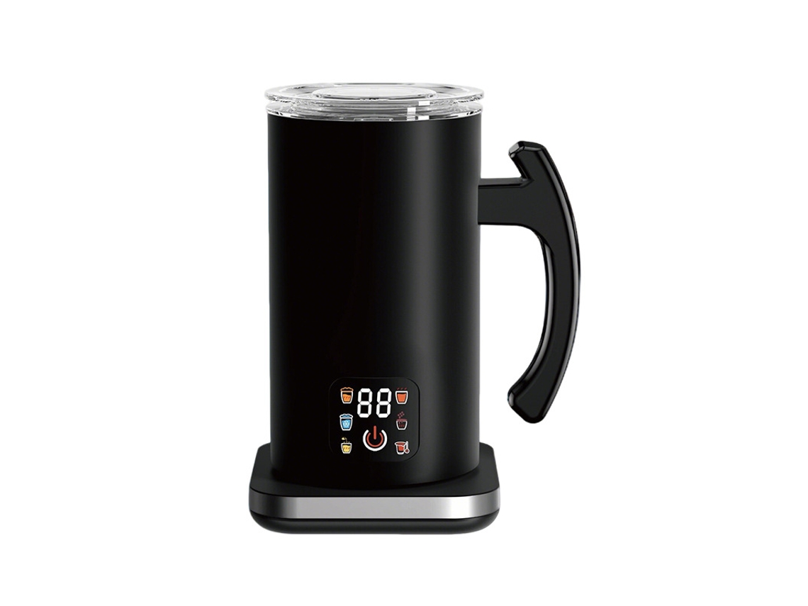 Espumador de leche 6 en 1 HENTEN HOME con calentador, 430 ml