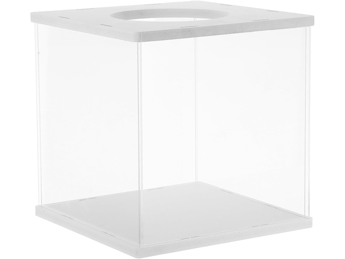 Besportble Caja De Sorteo Transparente Alipis Con Ranura Y Recolección De Donaciones Y Urna Para Votación D...