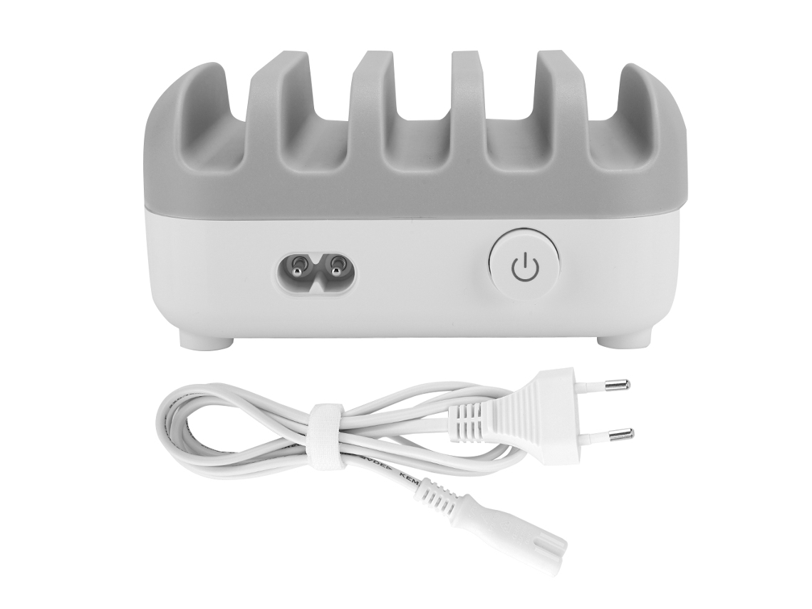 Orico Duk-5p Estación De Carga Usb De Alta Potencia Cargador De Teléfonos Móviles De Interfaz Múltiple Blanco