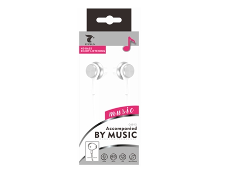 Auriculares Con Cable Lt Plus C6012 (Blanco)