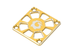 Cubierta del ventilador de refrigeración RC, aluminio dorado