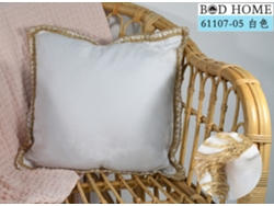 Almofada Con Rebordo Liso Blanco 45*45cm BOD HOME