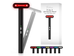 Terapia de luz roja para el rostro: Dispositivo de terapia de luz LED 7 en 1 para el rejuvenecimiento de la piel en casa