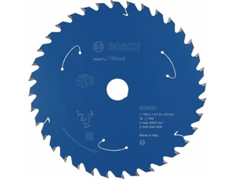 Disco de Sierra Circular BOSCH Para Sierra Sin Cables Expert para Madera 165x1.5/1x20 T36