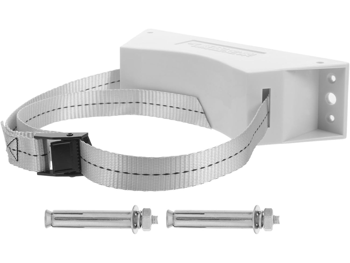 Soporte De Pared Para Bombona De Propano De 40 Litros, 40labs, Plástico Gris, Correa.