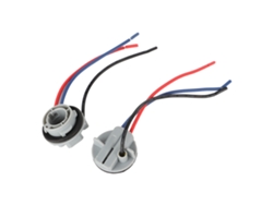 Kit De 2 Portalámparas Precableados 1157-1 Para Lámparas Led, Equipos Industriales, Bricolaje.